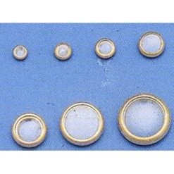 AERONAUT Patrijspoort 18mm Messing Gerond (boorgat 15mm) [AE5760-37]