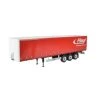 CARSON 1:14 3-Axle Fliegel Megarunner (Zeilen Trailer) Rood [CAR907235] -KYOSHO Winkel car907235