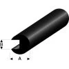 RABOESCH Rubber Stootrand A=2 B=0.5 Lengte=2M [RA104-30]