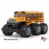TAMIYA 1:18 RC King Yellow 6×6 Bus Gelakt [TA47376]