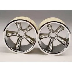 TRAXXAS Pro-Star Chrome Wheels (2) Front [TRX4174]