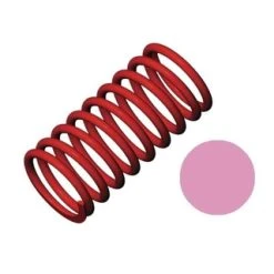 Traxxas Spring, Shock Red (GTR) (5.4 Rate Pink) (1 Pair) [TRX5443]