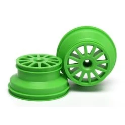 Traxxas Wheels, Green (2) [TRX7472X]