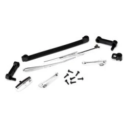 Traxxas Door Handles, Left, Right & Rear Tailgate/ Windshield Wipers, Left & Right/ Reta [TRX8132]