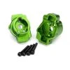 Traxxas Portal Drive Axle Mount, Rear, 6061-T6 Aluminum (green-anodized) (left And Right [TRX8256G]
