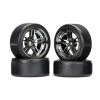 Traxxas TIRES AND WHEELS, ASSEMBLED, GLUED (SPLIT-SPOKE BL, #TRX8378 [TRX8378] -KYOSHO Winkel trx8378