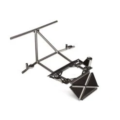 Traxxas Tube Chassis, Center Section, Front (satin Black Chrome-plated) [TRX8431X]