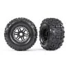 Traxxas Tires & Wheels, Assembled, Glued (black Wheels, Dual Profile [TRX8973]