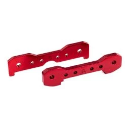 Traxxas TIE BARS, FRONT, 6061-T6 ALUMINUM (RED-ANODIZED) (FITS SLEDGE™) [TRX9527R]