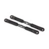 Traxxas Camber Links, Front, Sledge (TUBES Dark Titanium-anodized, 7075-T6 Aluminum, Stronger Than Titanium) (117mm) (2)/ Rod Ends, Assembled With Steel Hollow Balls (4)/ Aluminum Wrench, 8mm (1) [TRX9547A] -KYOSHO Winkel trx9547a