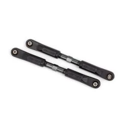 Traxxas Camber Links, Front, Sledge (TUBES Dark Titanium-anodized, 7075-T6 Aluminum, Stronger Than Titanium) (117mm) (2)/ Rod Ends, Assembled With Steel Hollow Balls (4)/ Aluminum Wrench, 8mm (1) [TRX9547A]