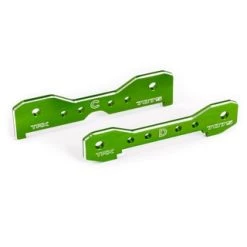 Traxxas Tie Bars, Rear, 7075-T6 Aluminum (green-anodized) (fits Sledge) [TRX9630G]