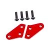 Traxxas Steering Block Arms (aluminum, Red-anodized) (2) (fits #9537 And 9637 Steering Blocks) [TRX9636R]