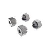Traxxas Wheel Hubs, 7mm Hex (steel) (4)/ Axle Pins (4) [TRX9750A]